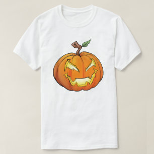 Freaky Cartoon Jack-O-Lantern T-Shirt