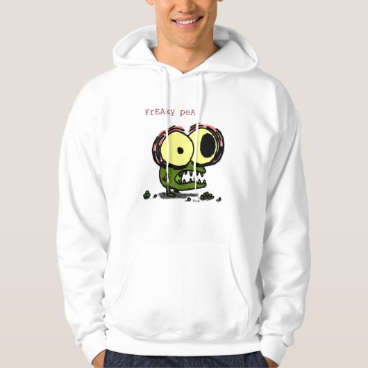 Freaky Erbsen-Shirts Hoodie (Vorderseite)
