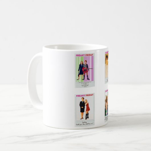 Freaky Friday Movie Kaffeetasse (Vorderseite Links)
