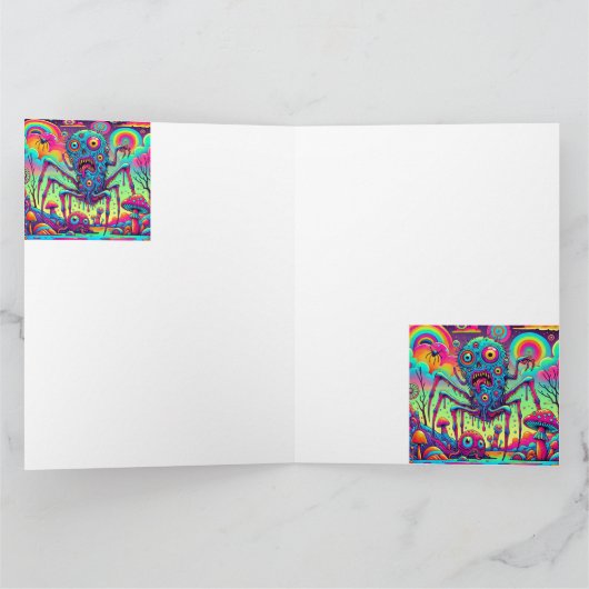 Freaky Fun Der psychedelische Strampler Karte (Innenseite)