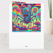 Freaky Fun Der psychedelische Strampler Karte (Rückseite)