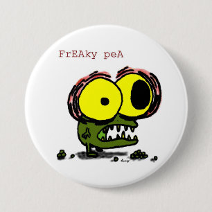 Freaky Pea Button