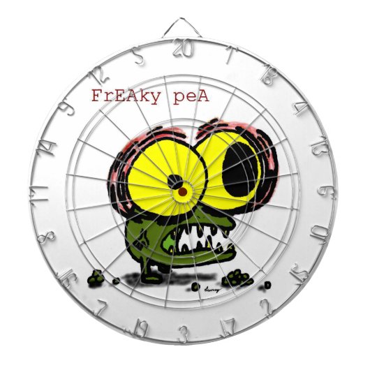 Freaky Pea Dartboard Dartscheibe (vorne)