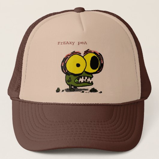 Freaky Pea Hat Truckerkappe (Vorderseite)
