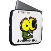 Freaky Pea Laptop Sleeve (Vorne Rechts)