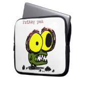 Freaky Pea Laptop Sleeve (Vorderseite Links)