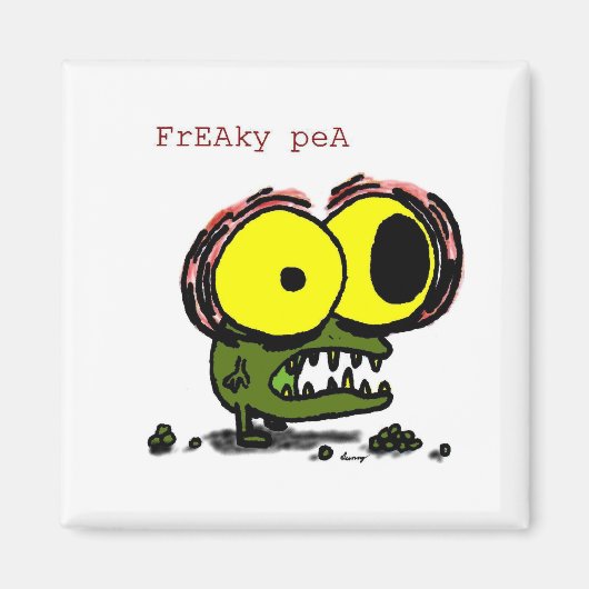 Freaky Pea Magnet (Vorne)