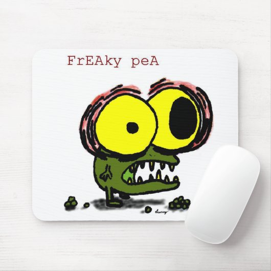 Freaky Pea Mousepad (Mit Mouse)