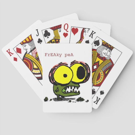 Freaky Pea Playing Cards Spielkarten (Rückseite)
