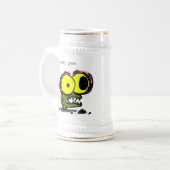 Freaky Pea Stein Bierglas (Vorderseite Links)