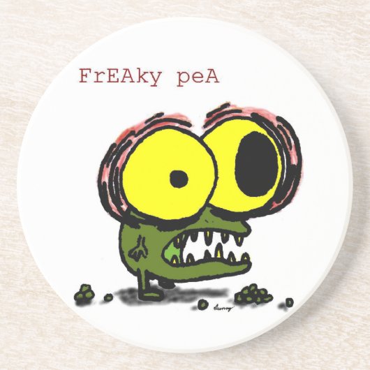 Freaky Pea Untersetzer (Vorne)