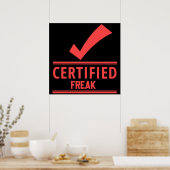 Freaky Poster (Küche)