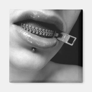 Freaky Reißverschluss es Magnet