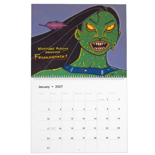 Freaky Things Kalender (Jan 2027)