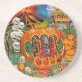 FREAKY TIKI GRÄBER GETRÄNKEUNTERSETZER (Vorne)