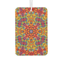 Freaky Tiki Red Vintag Fraktal Kaleidoscope