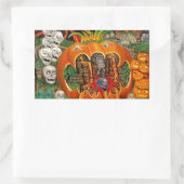 FREAKY TIKI TOMBS RECHTECKIGER AUFKLEBER (Tasche)