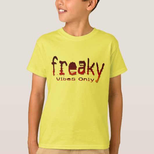 "Freaky Vibes Only"-dgn5 by Maaya Prints, Kids' T-Shirt (Vorderseite)