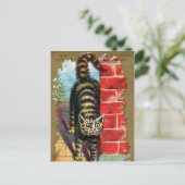 Frears Cat Trade Card #2 (von 6) Postkarte (Stehend Vorderseite)