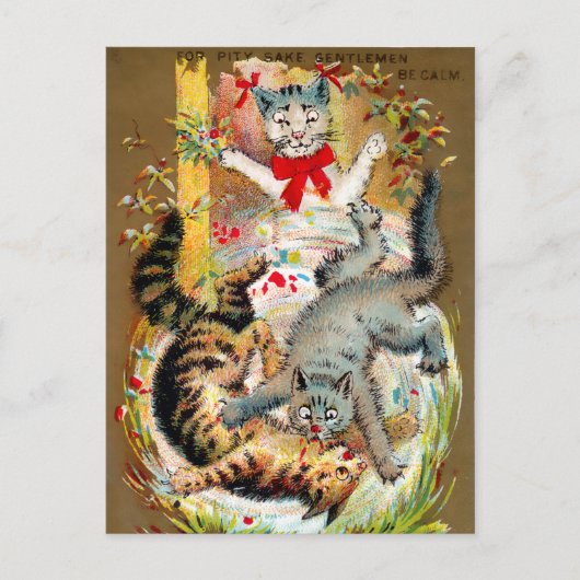 Frears Cat Trade Card #4 (von 6) Postkarte (Vorderseite)