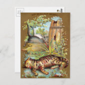 Frears Cat Trade Card Nr. 5 (von 6) Postkarte (Vorne/Hinten)