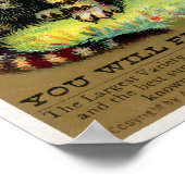 Frears Cat Trade Card Nr. 6 (von 6) Poster (Ecke)