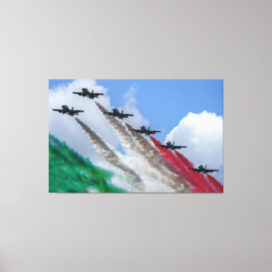 Frecce Tricolori Leinwanddruck (Vorderseite)