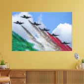 Frecce Tricolori Leinwanddruck (Insitu (Wohnzimmer))
