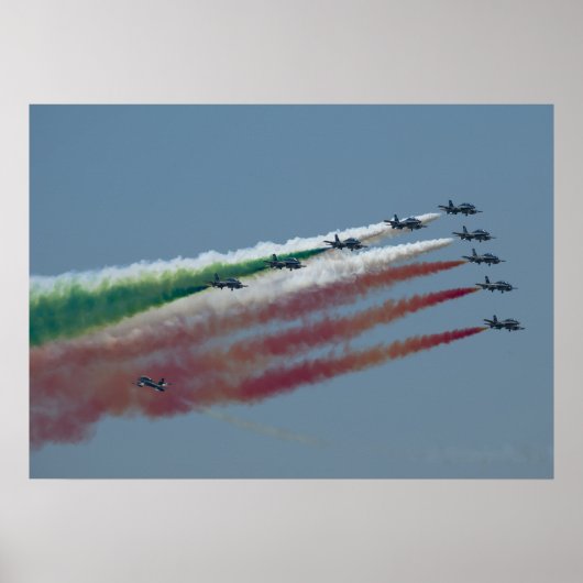 Frecce Tricolori Poster Printwerbung (Vorne)
