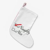 Frech Kleiner Weihnachtsstrumpf (Vorderansicht (hängend))