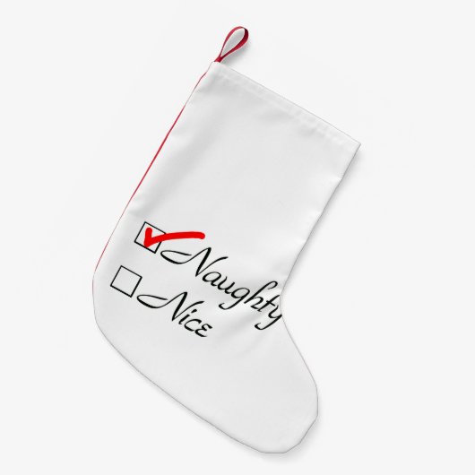 Frech Kleiner Weihnachtsstrumpf (Vorderansicht (hängend))