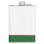 Frech, Nizza, versuchte ich - lustiges Flachmann (Rückseite)