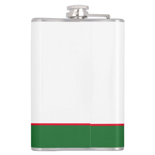 Frech, Nizza, versuchte ich - lustiges Flachmann (Rückseite)