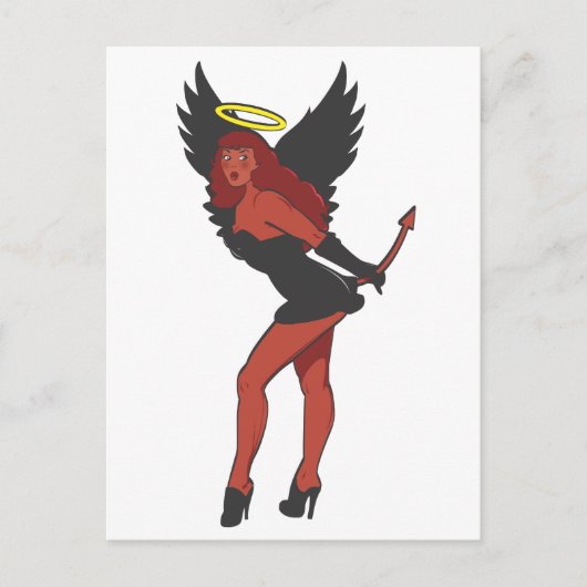 FRECH ODER NETT FEIERTAGSPOSTKARTE (Vorderseite)