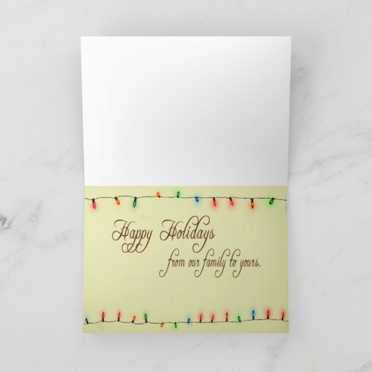 Frech oder Nizza Feiertagskarte (Innenseite)