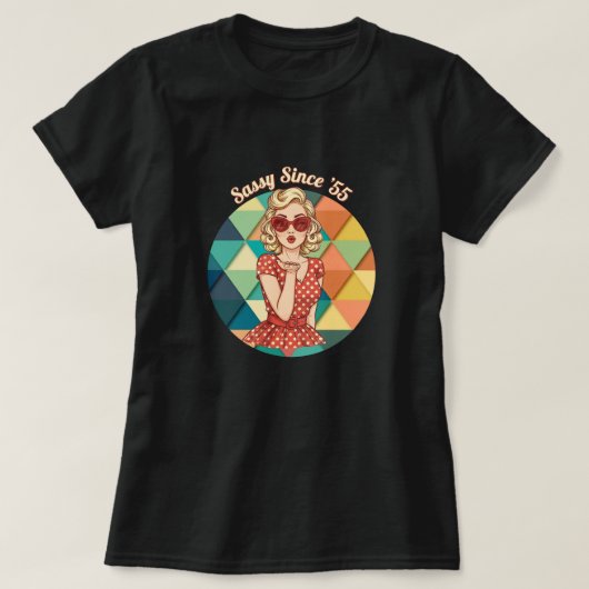Frech seit '55 T-Shirt (Design vorne)