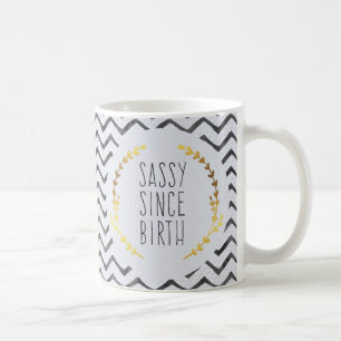 Frech seit Geburts-Zitat Kaffeetasse