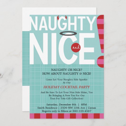 Frech u. Nizza Einladung (Vorne/Hinten)