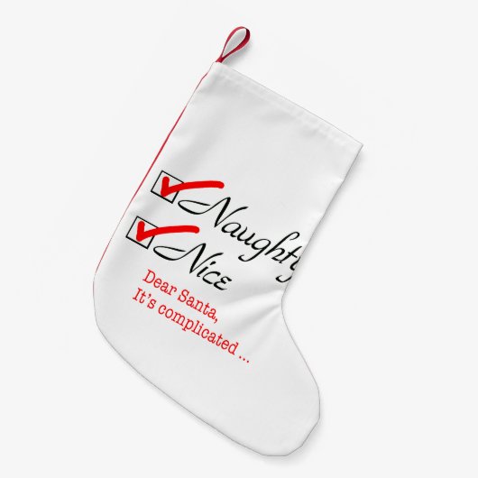 Frech u. Nizza Kleiner Weihnachtsstrumpf (Vorderansicht (hängend))