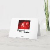 Frech und Nizza Feiertagskarte (Rückseite)