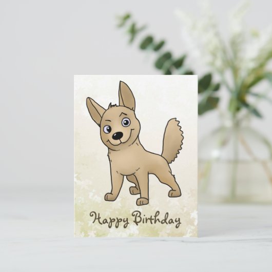 Frechdachs postkarte (Stehend Vorderseite)