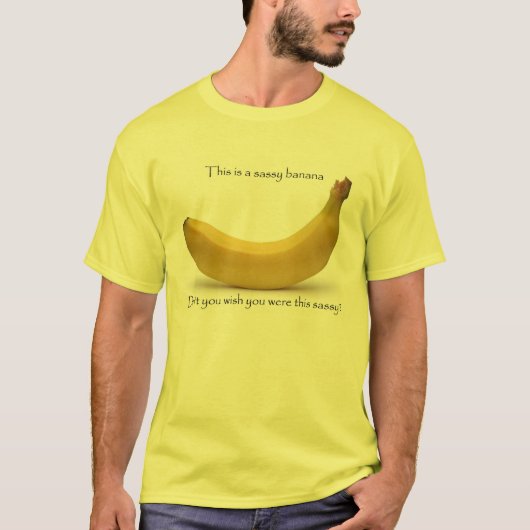 Freche Banane T-Shirt (Vorderseite)