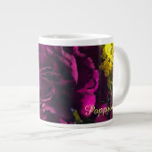 Freche Blumen-Tasse Jumbo-Tasse (Vorderseite Rechts)