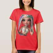 Freche CHIBI-Puppe T-Shirt (Vorderseite)