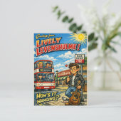 Freche Classic Levenshulme Postkarte (Stehend Vorderseite)