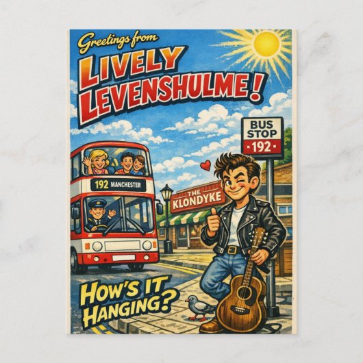 Freche Classic Levenshulme Postkarte (Vorderseite)