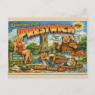 Freche Classic Prestwich Postkarte