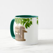 Freche Eichhörnchen-Tasse Tasse (Vorderseite Links)