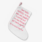 Freche Eidechsen Kleiner Weihnachtsstrumpf (Vorderansicht (hängend))