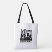 Freche Einkaufstasche Tasche (Rückseite)